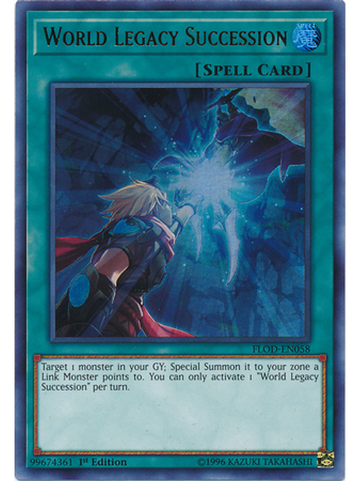World Legacy Succession - FLOD-EN058 - Ultra Rare 1st Edition 1