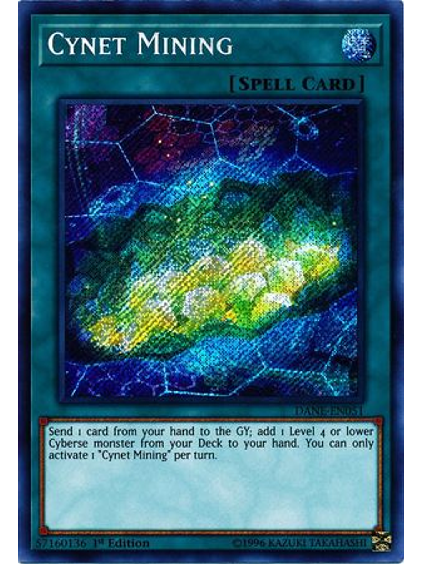 Cynet Mining - DANE-EN051 - Secret Rare 1st Edition 1