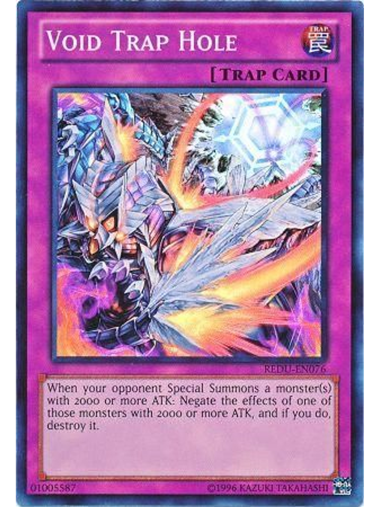 Void Trap Hole - REDU-EN076 - Super Rare Unlimited 1