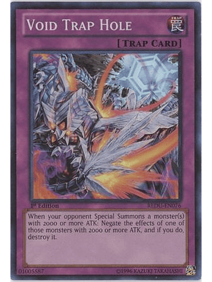 Void Trap Hole - REDU-EN076 - Super Rare 1st Edition