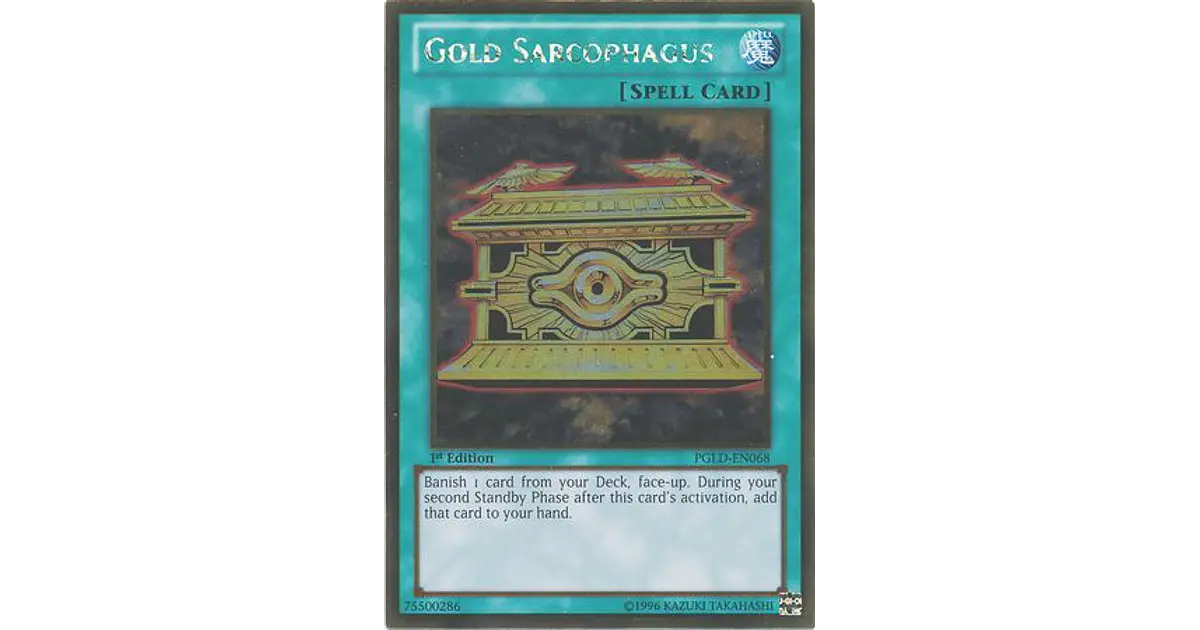 2019 Gold Sarcophagus Mega Pack (1st Edition) - Pokémon, Yu-Gi-Oh