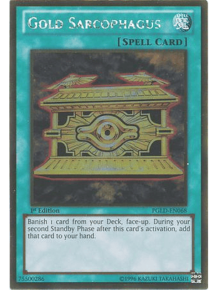 Gold Sarcophagus - PGLD-EN068 - Gold Rare 1st Edition