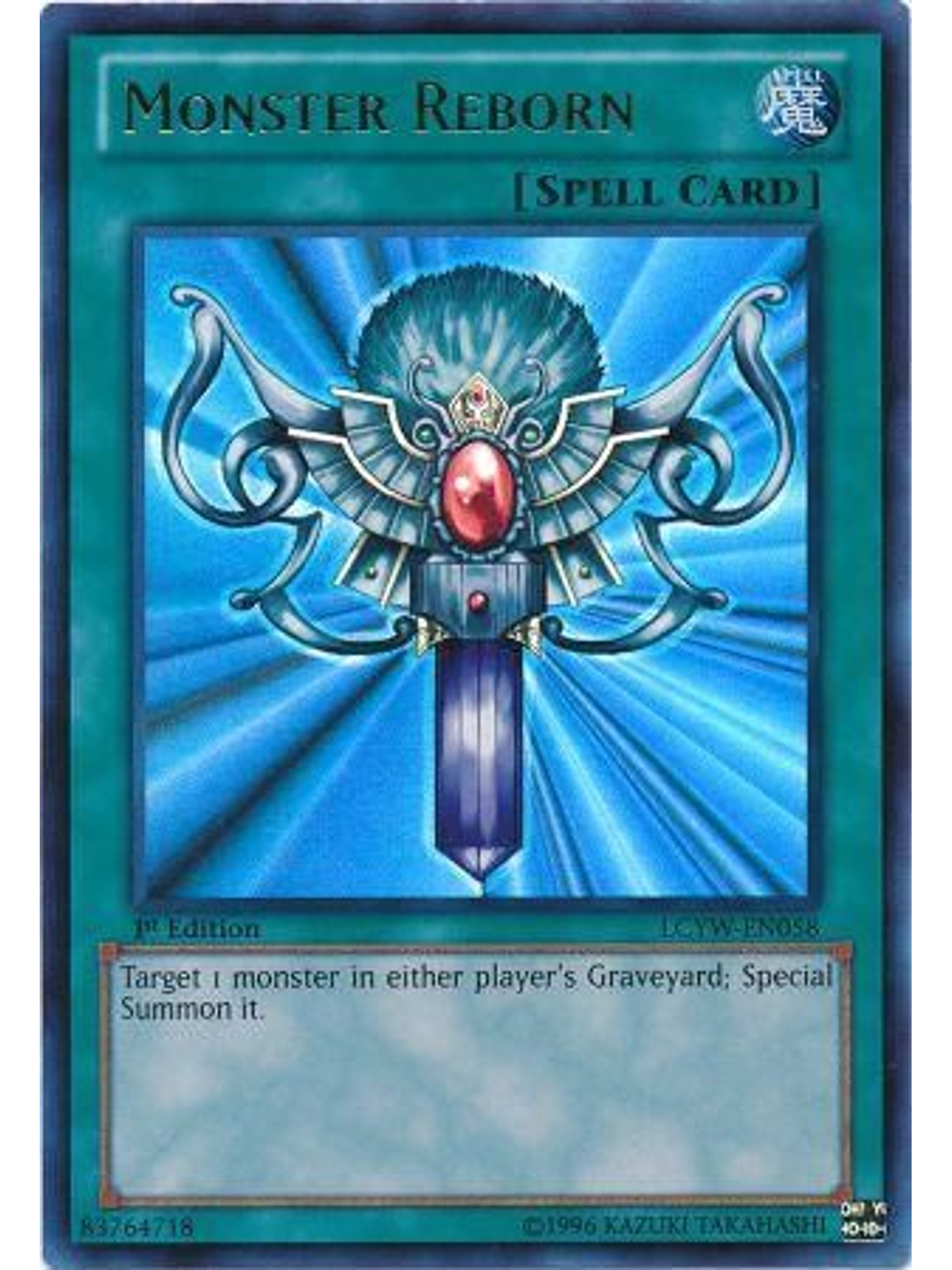 Monster Reborn - LCYW-EN058 - Ultra Rare 1st Edition 1