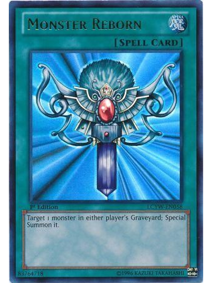 Monster Reborn - LCYW-EN058 - Ultra Rare 1st Edition 1