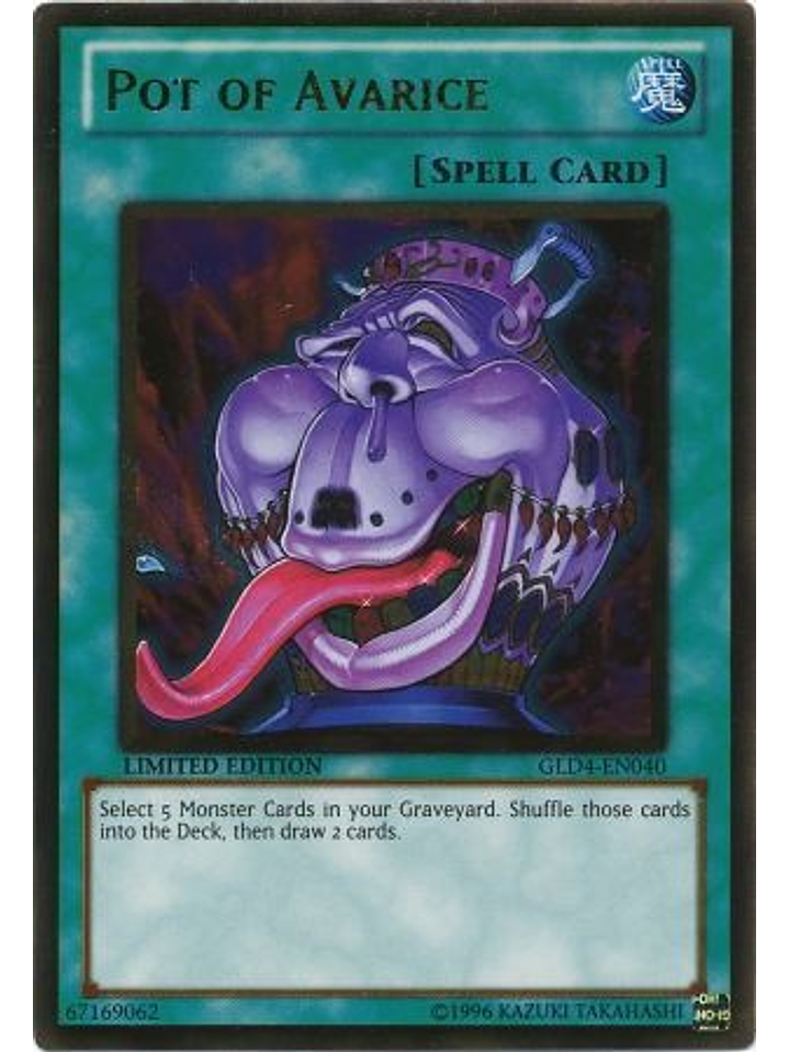 Pot of Avarice - GLD4-EN040 - Gold Rare 1