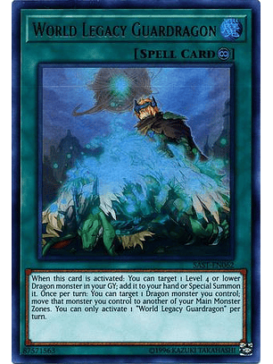 World Legacy Guardragon - SAST-EN062 - Ultra Rare Unlimited
