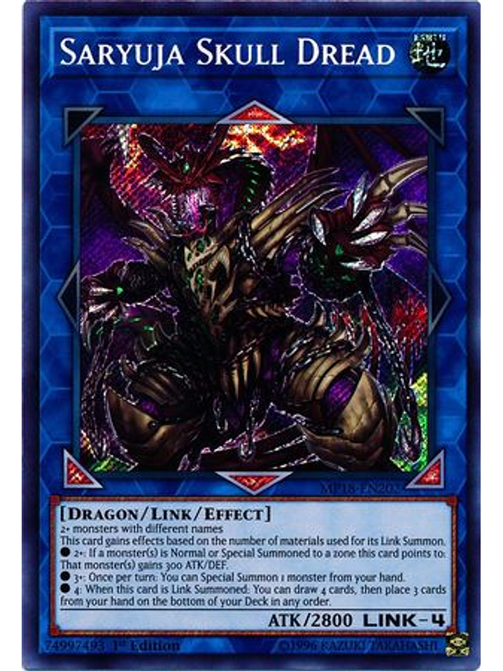 Saryuja Skull Dread - MP18-EN202 - Secret Rare 1st Edition 1