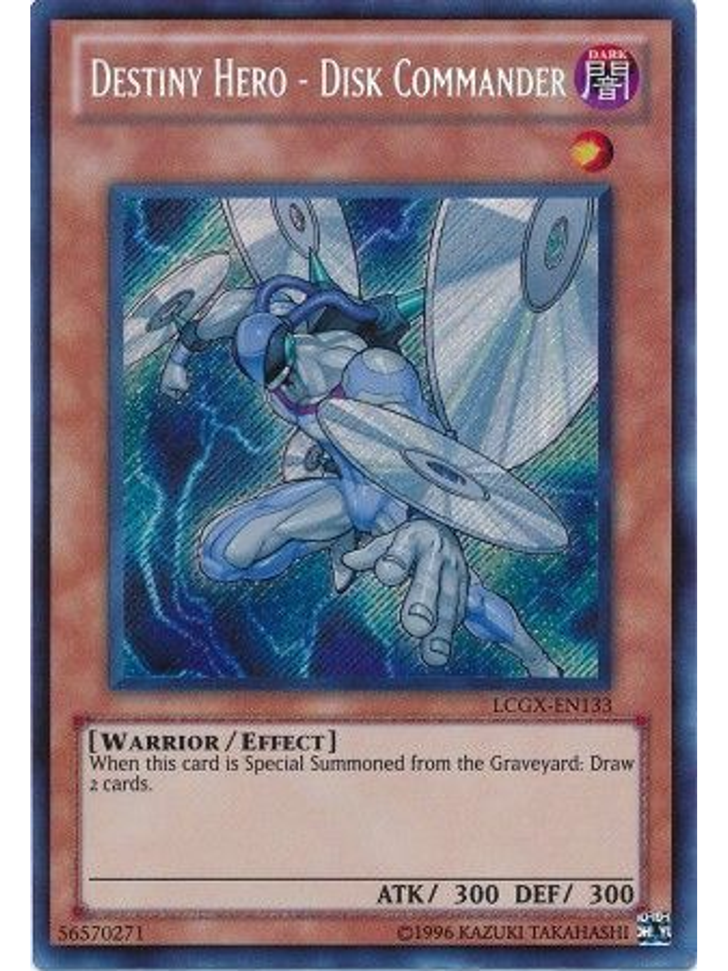Destiny Hero - Disk Commander - LCGX-EN133 - Secret Rare Unlimited 1