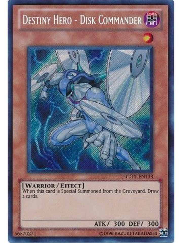 Destiny Hero - Disk Commander - LCGX-EN133 - Secret Rare Unlimited 1