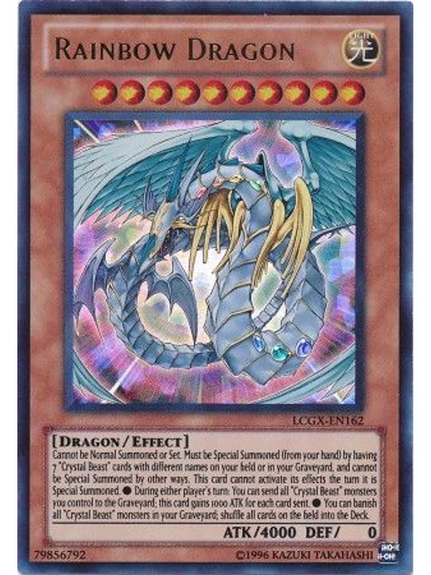 Rainbow Dragon - LCGX-EN162 - Ultra Rare Unlimited 1
