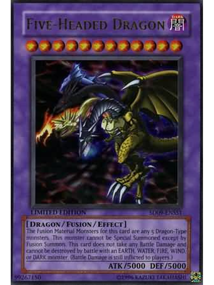Five-Headed Dragon - SD09-ENSS1 - Ultra Rare 1st Edition 1