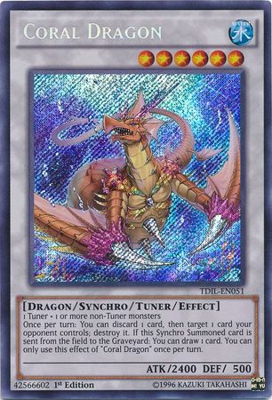 Coral Dragon - TDIL-EN051 - Secret Rare Unlimited
