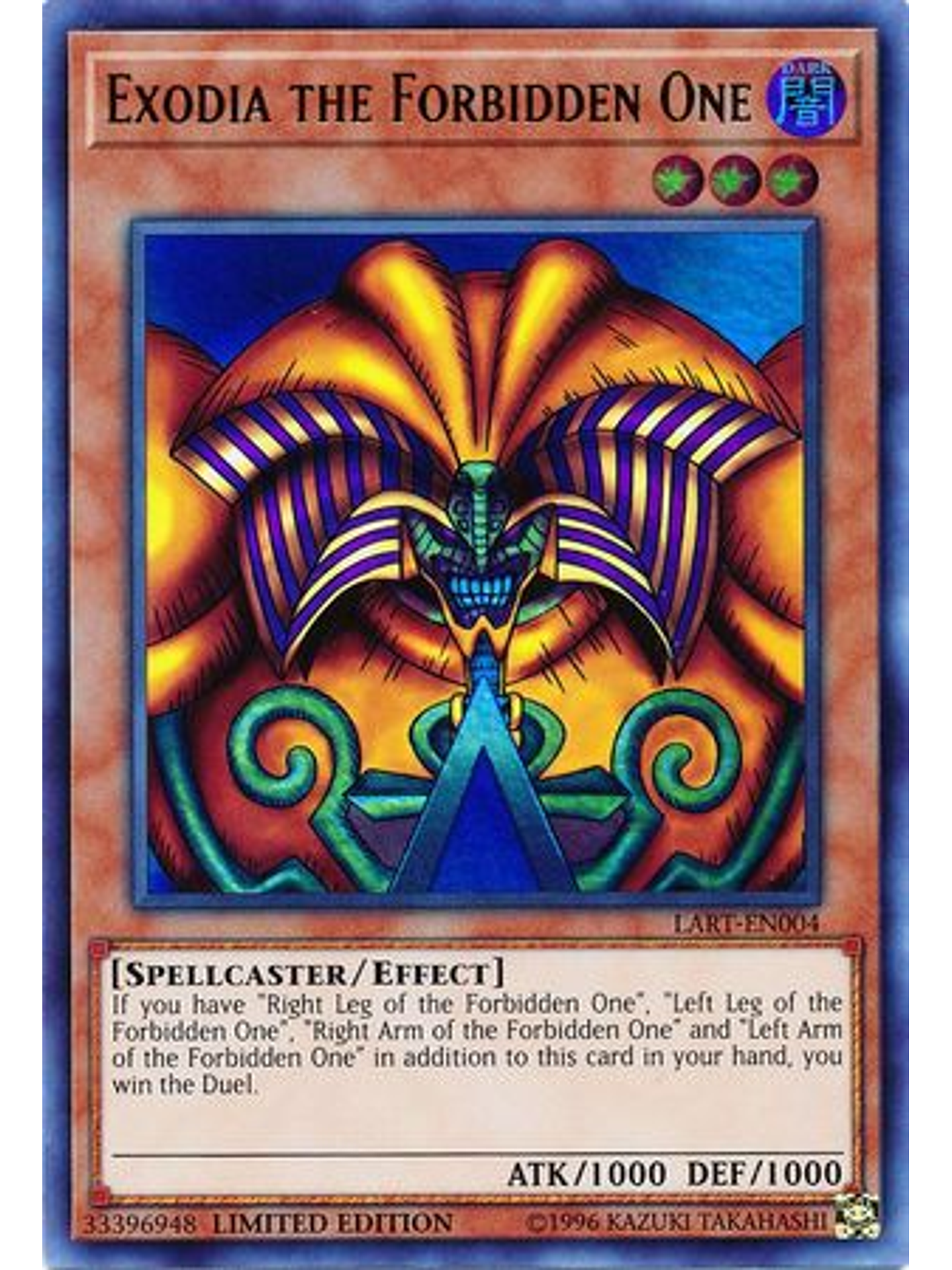 Exodia the Forbidden One - LART-EN004 - Ultra Rare 1