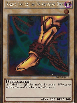 Right Leg of the Forbidden One - PGL2-EN022 - Gold Rare 1st Edition