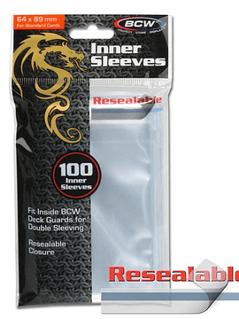Protectores Standard Resealable Inner Sleeves (x100)