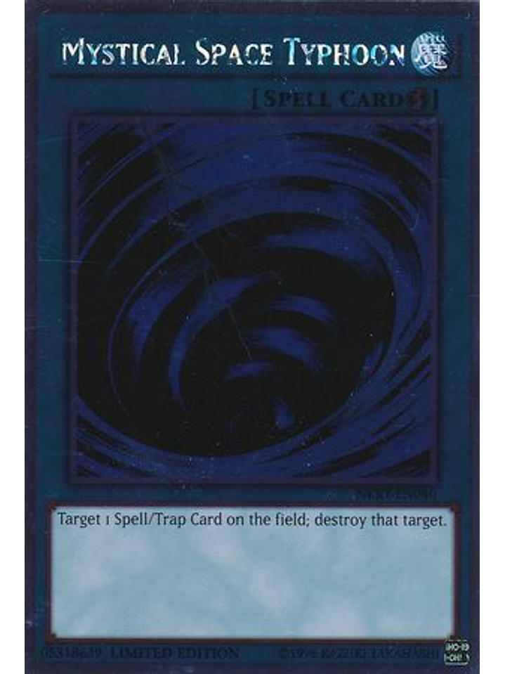 Mystical Space Typhoon - NKRT-EN040 - Platinum Rare 1st Edition 1