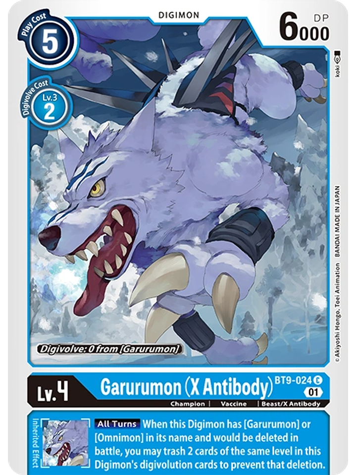 BT9-024 C Garurumon -X Antibody- 1