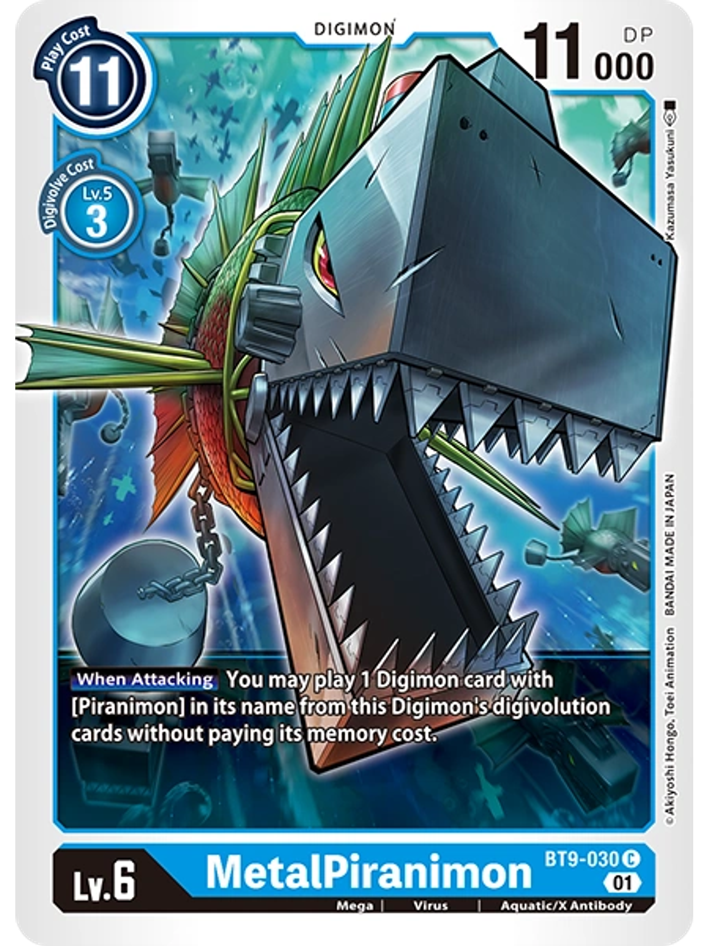 BT9-030 C MetalPiranimon 1