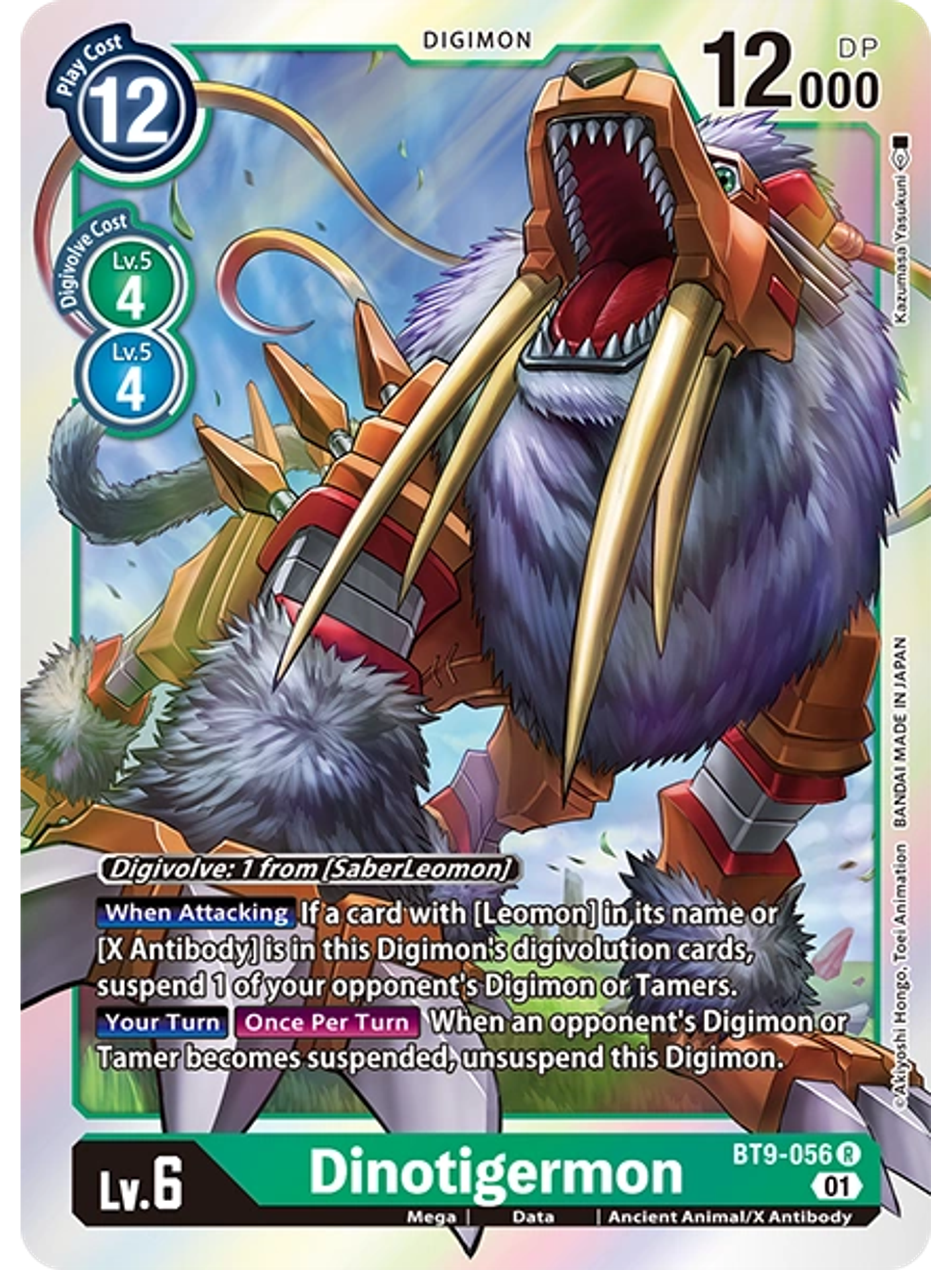 BT9-056 R Dinotigermon 1