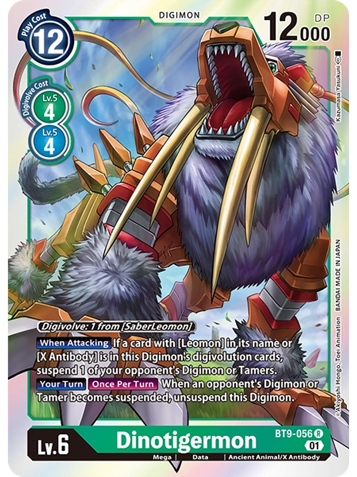 BT9-056 R Dinotigermon 1
