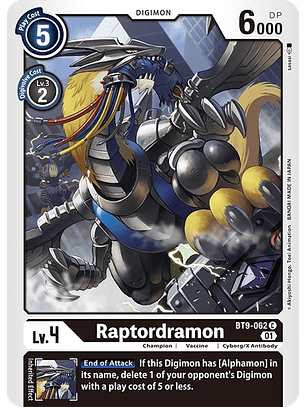 BT9-062 C Raptordramon