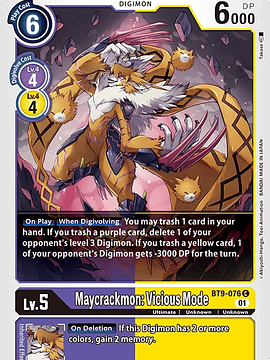 BT9-076 C Maycrackmon: Vicious Mode