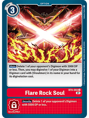 BT9-093 C Flare Rock Soul