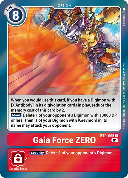 BT9-095 R Gaia Force ZERO