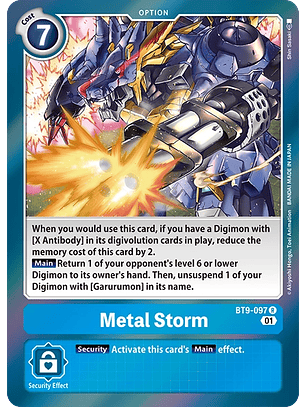 BT9-097 R Metal Storm
