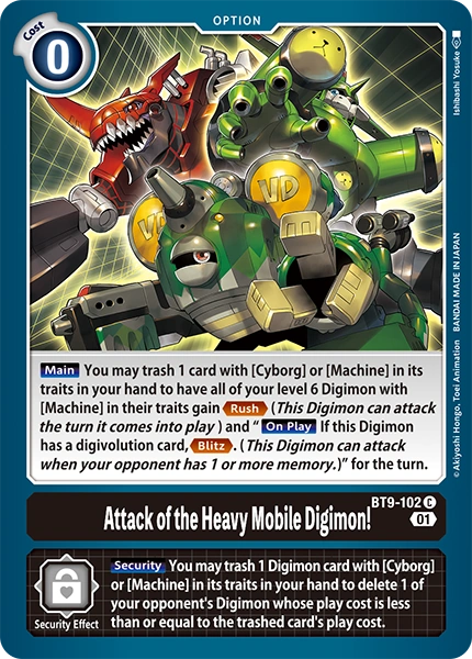 BT9-102 C Attack of the Heavy Mobile Digimon!