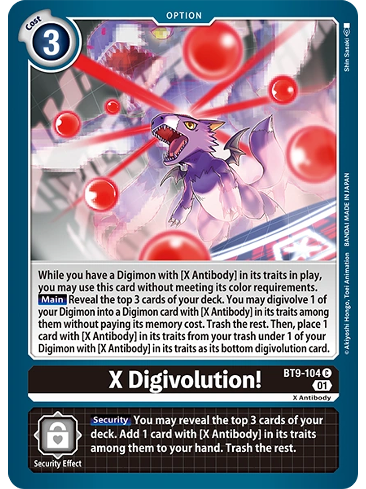 BT9-104 C X-Digivolution 1