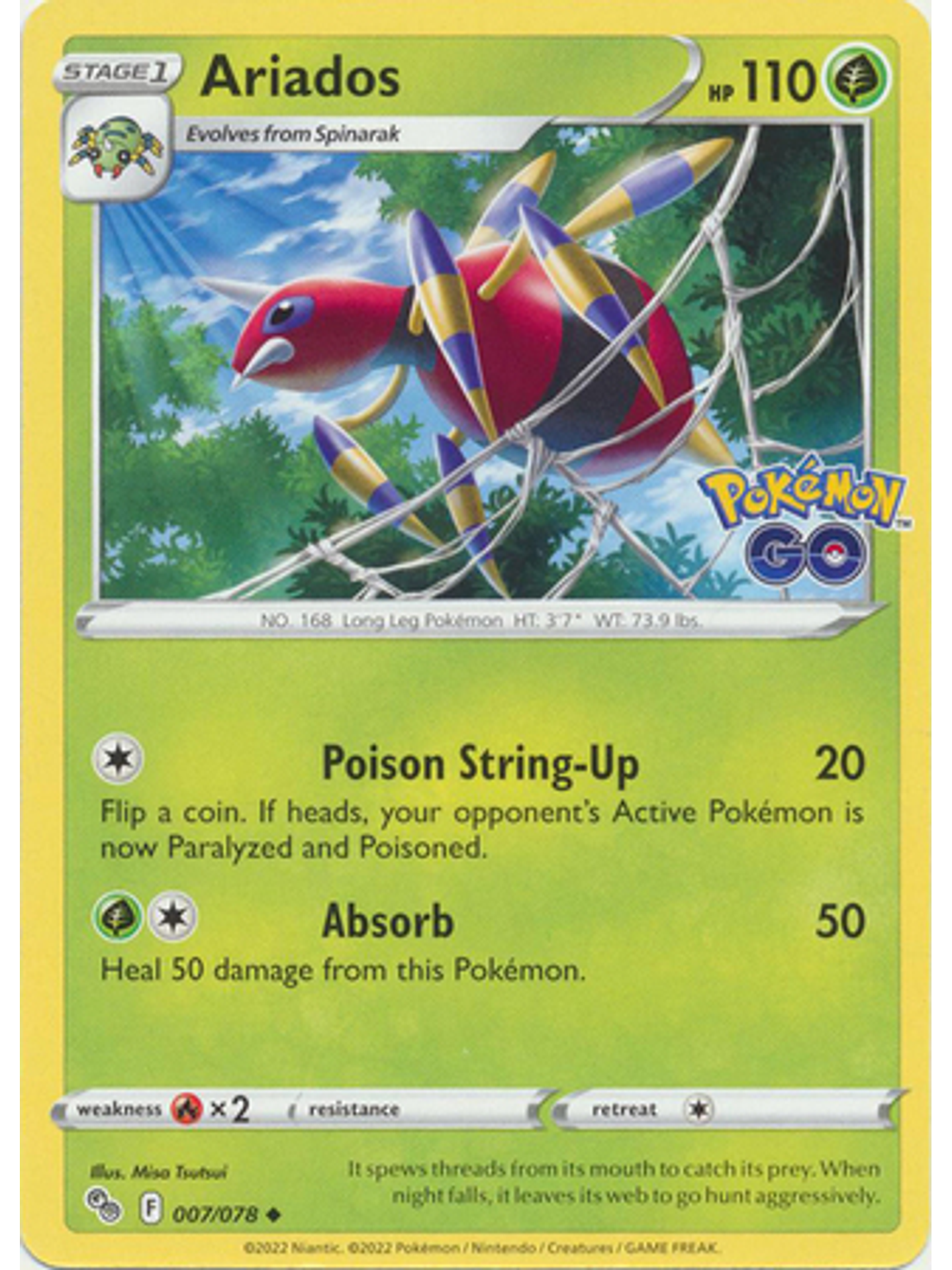 Ariados - 007/078 - Uncommon 1