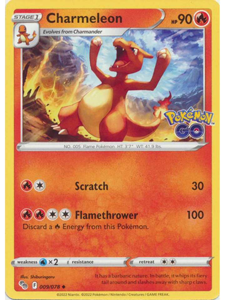 Charmeleon - 009/078 - Uncommon 1