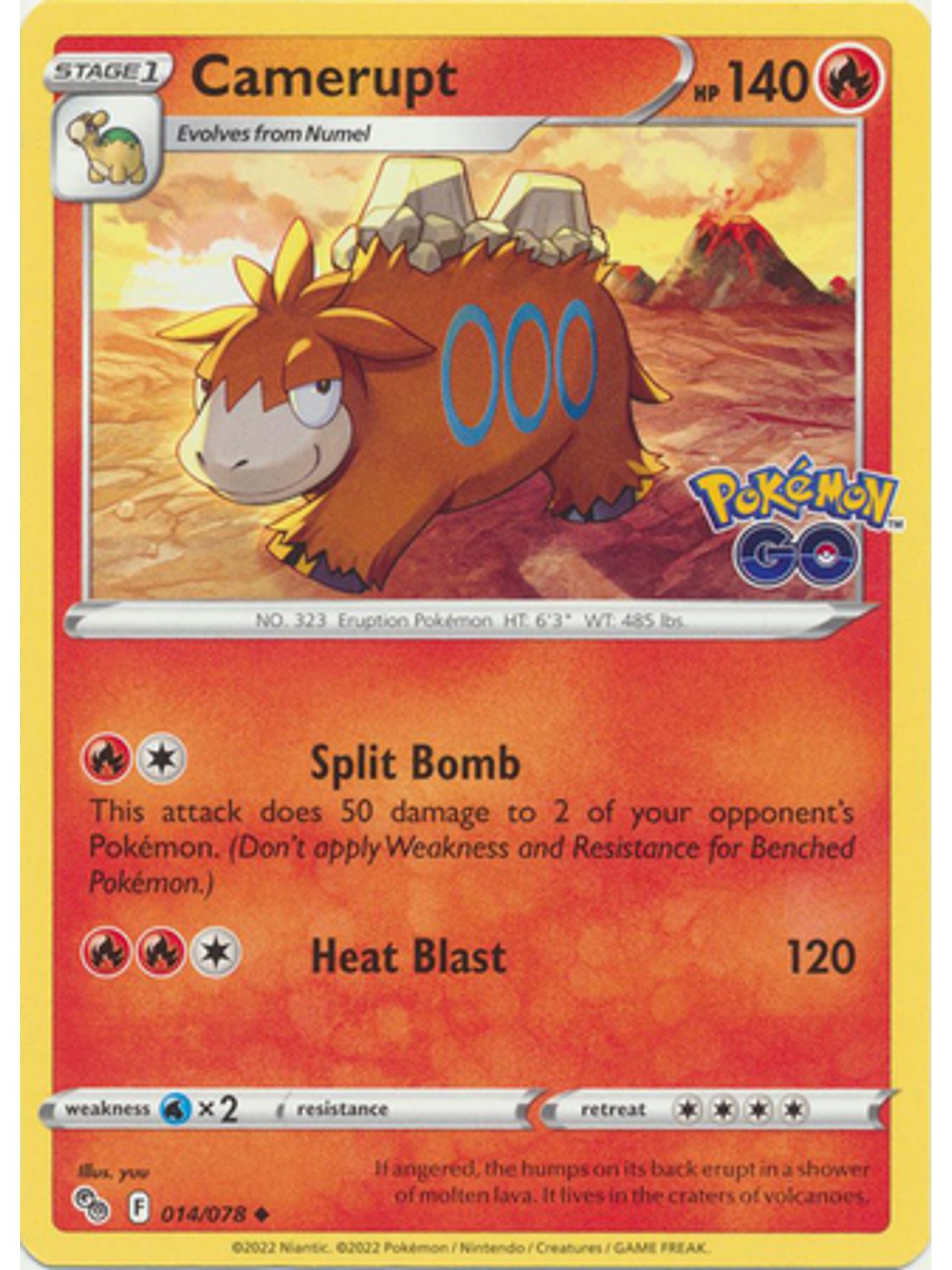 Camerupt - 014/078 - Uncommon 1