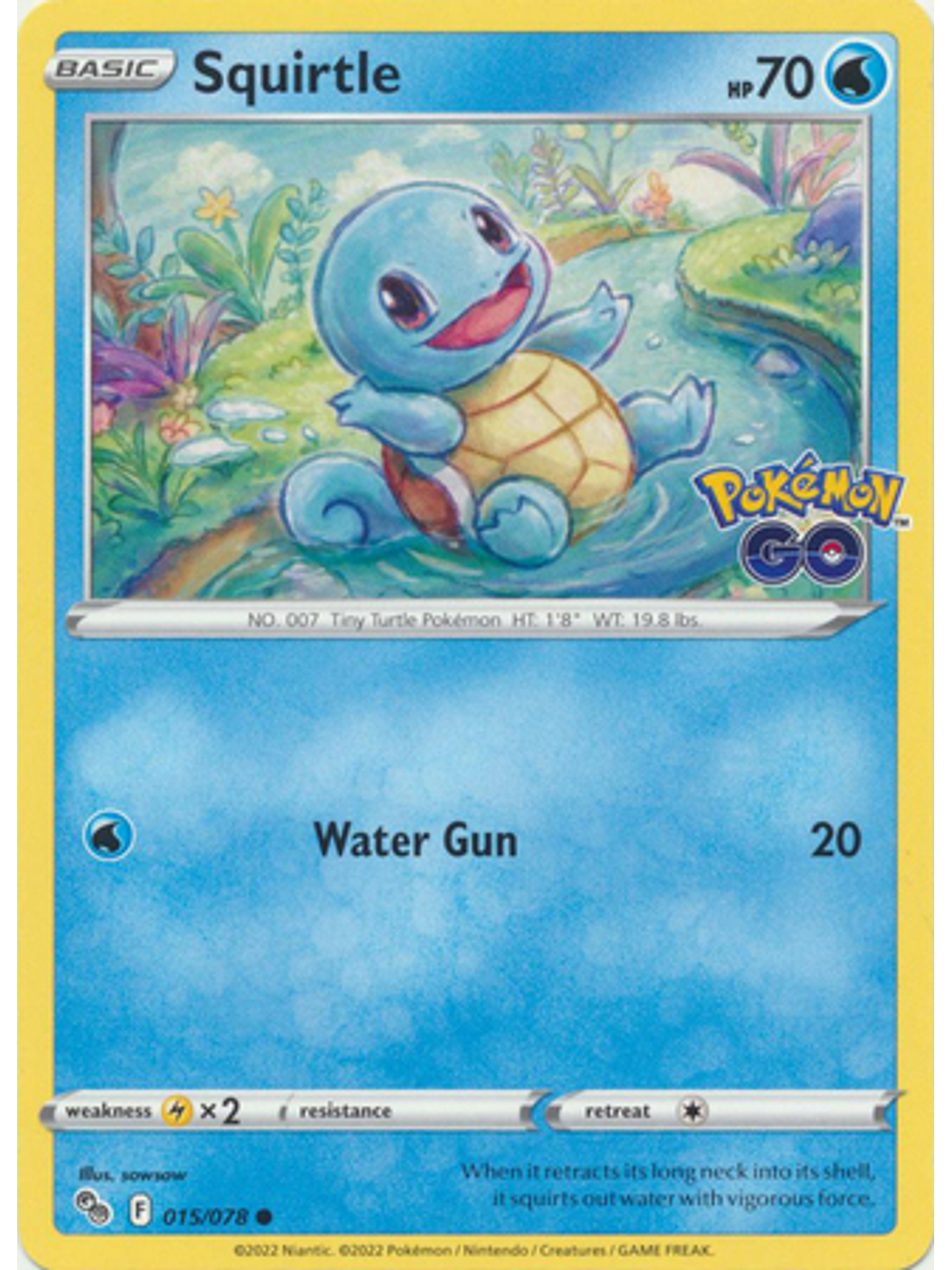 Squirtle - 015/078 - Common 1