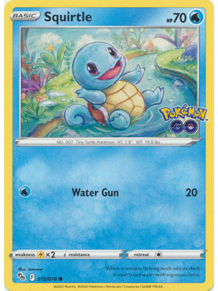 Squirtle - 015/078 - Common 1