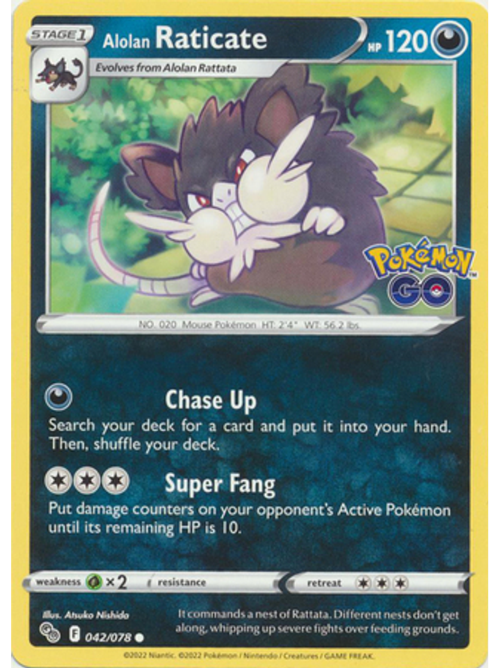 Alolan Raticate - 042/078 - Common 1
