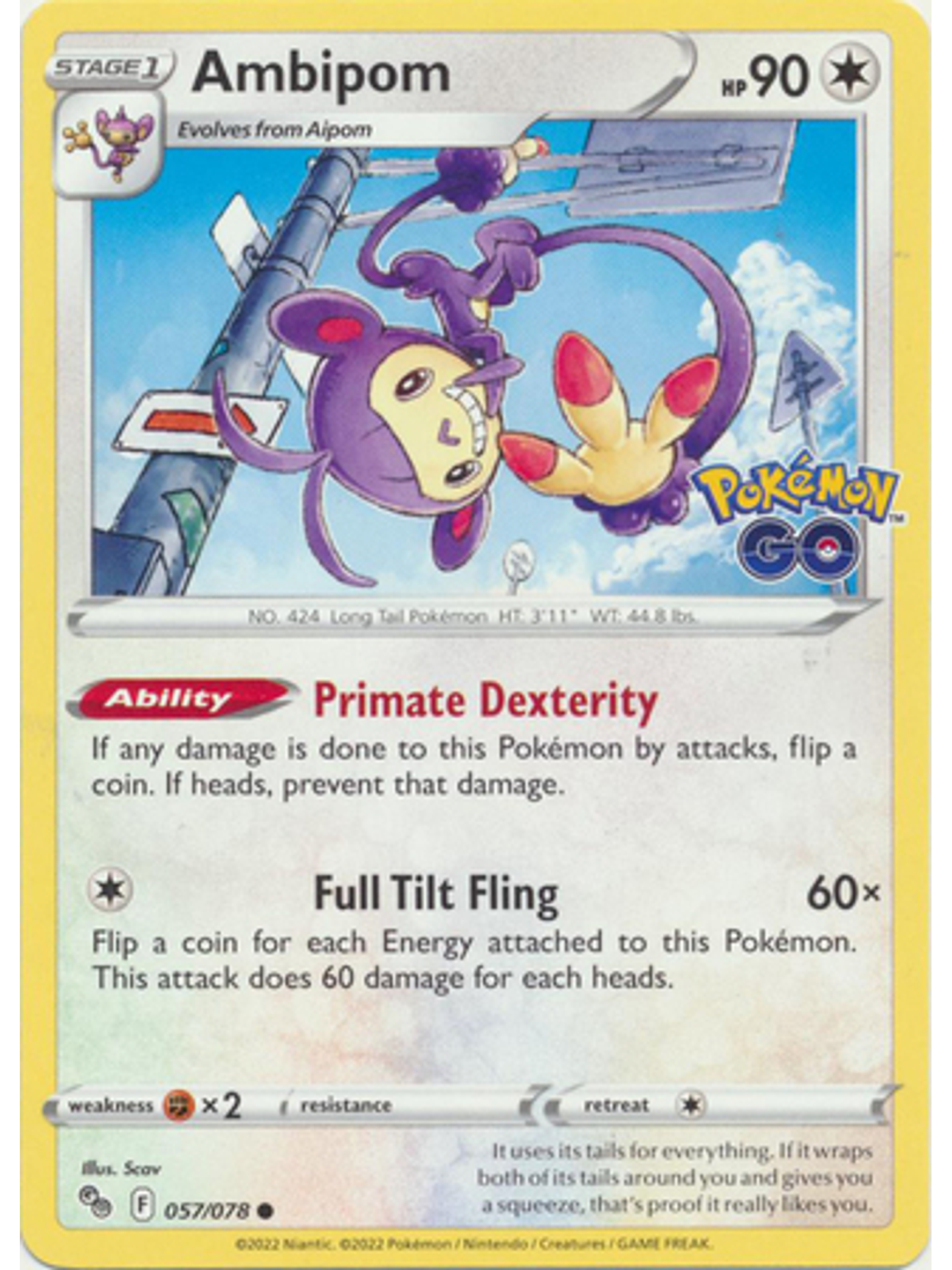 Ambipom - 057/078 - Common 1