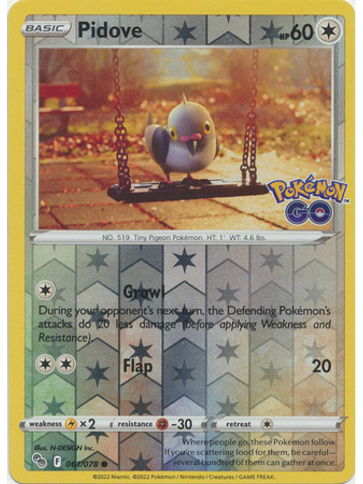 Pidove - 061/078 - Common Reverse Holo 1