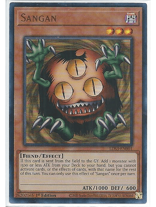 Sangan (Red) - LDS3-EN001 - Ultra Rare 1st Edition