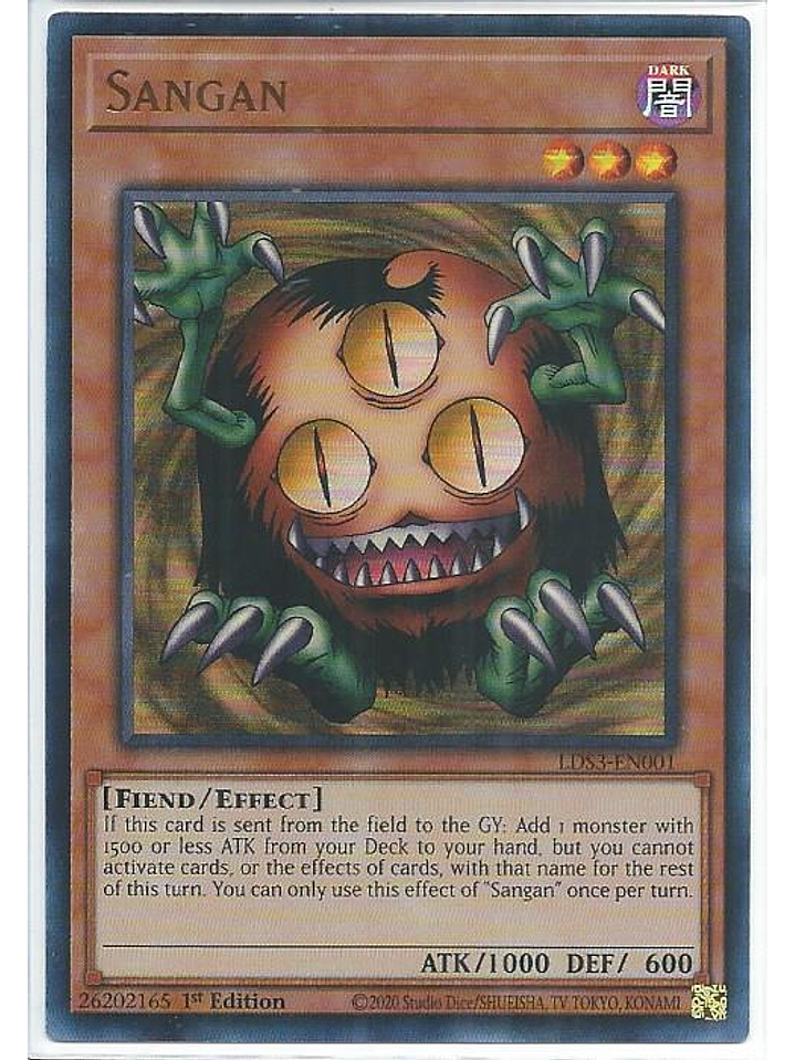 Sangan - LDS3-EN001 - Ultra Rare 1st Edition 1