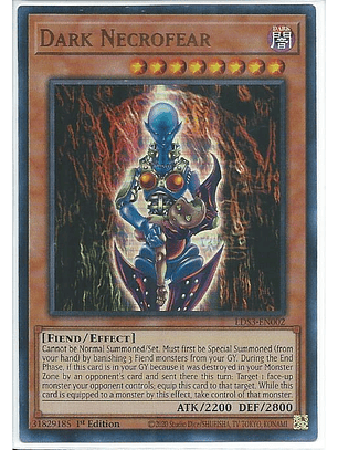 Dark Necrofear (Blue) - LDS3-EN002 - Ultra Rare 1st Edition