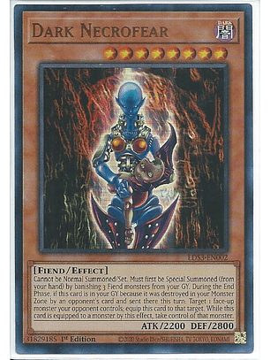 Dark Necrofear (Red) - LDS3-EN002 - Ultra Rare 1st Edition