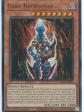 Dark Necrofear (Red) - LDS3-EN002 - Ultra Rare 1st Edition