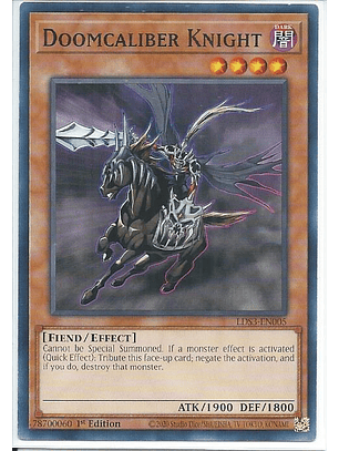 Doomcaliber Knight - LDS3-EN005 - Common 1st Edition