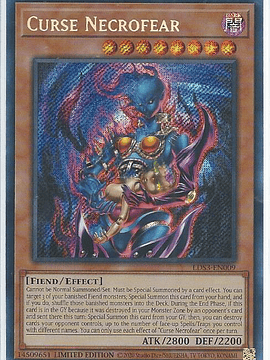 Curse Necrofear - LDS3-EN009 - Secret Rare 1st Edition