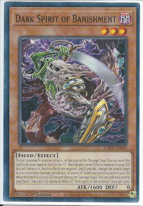 Dark Spirit of Banishment - LDS3-EN010 - Common 1st Edition