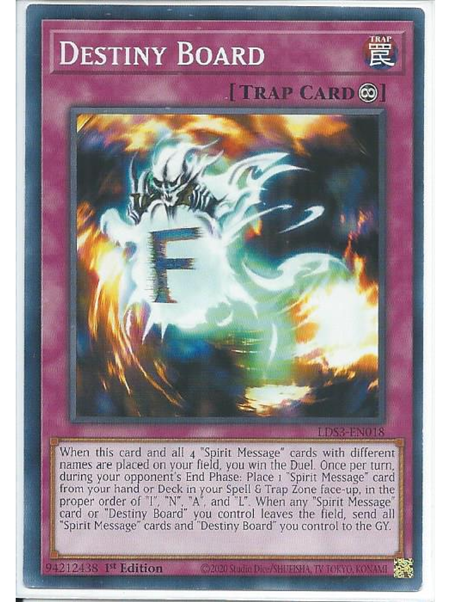 Destiny Board - LDS3-EN018 - Common 1st Edition 1