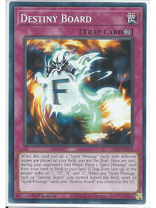 Destiny Board - LDS3-EN018 - Common 1st Edition