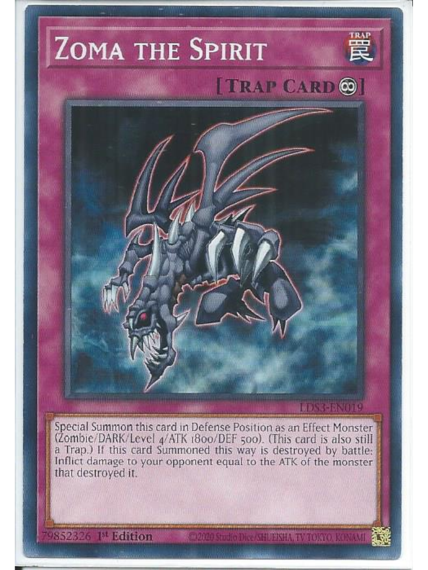 Zoma the Spirit - LDS3-EN019 - Common 1st Edition 1